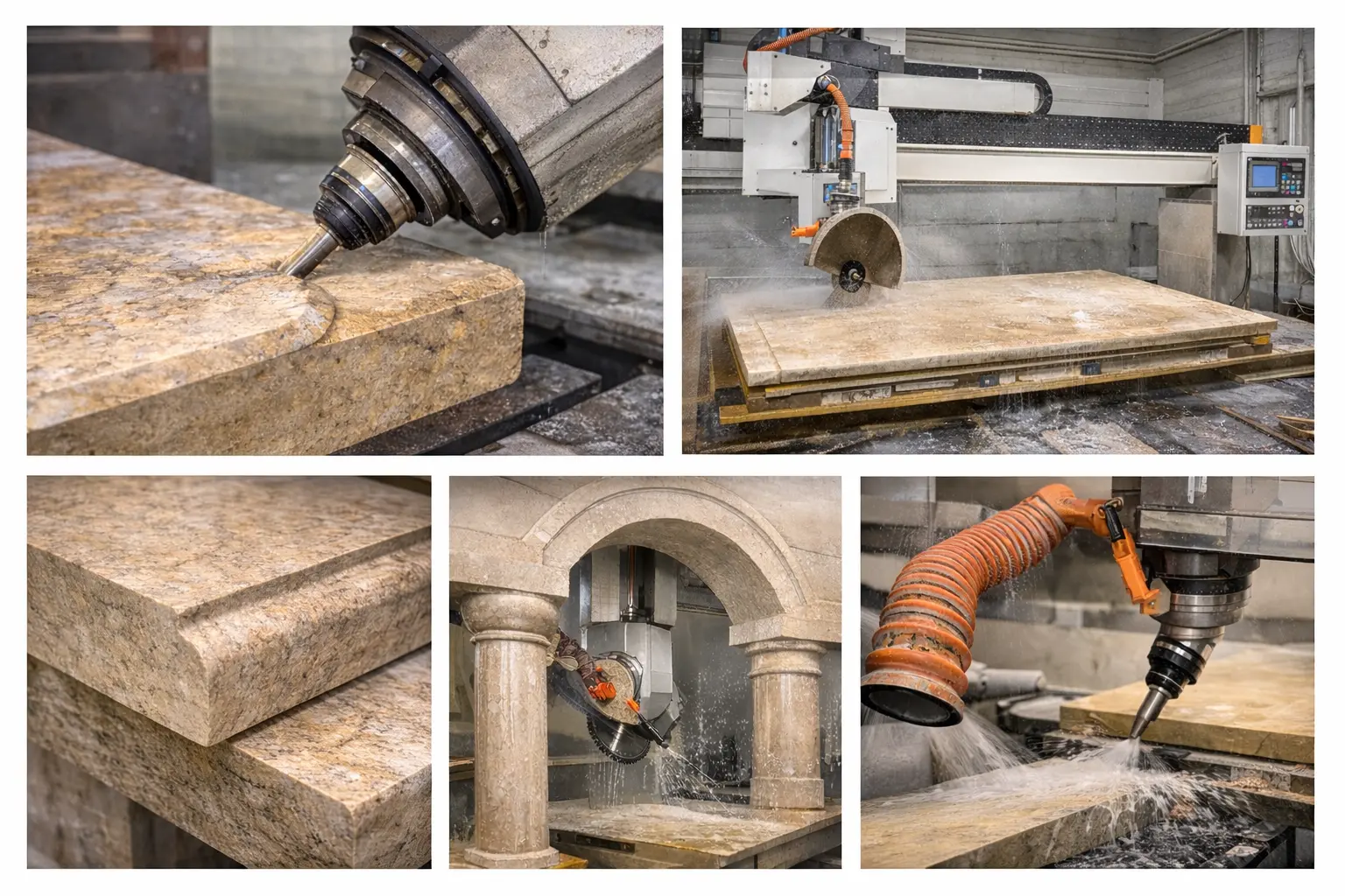 How 5-Axis CNC Stone Cutting Machines Enable Complex Curved and Irregular Shapes