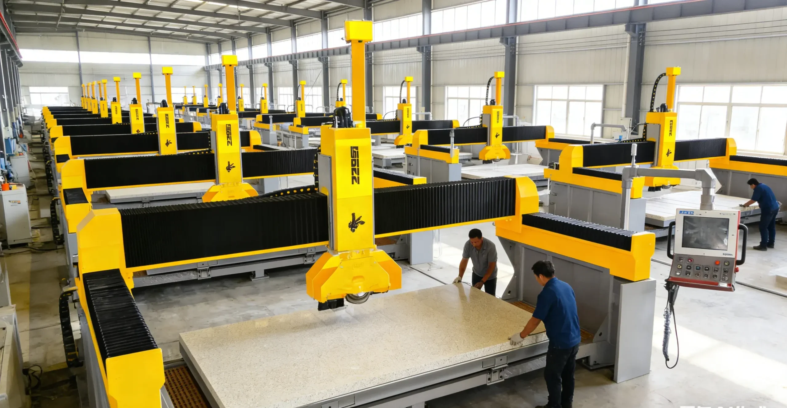 5-axis bridge saw