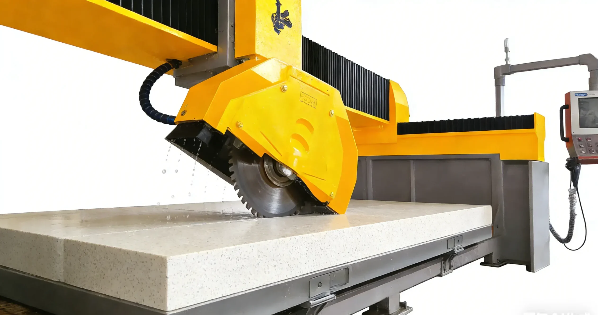 How to make countertops by 5-axis bridge saw?