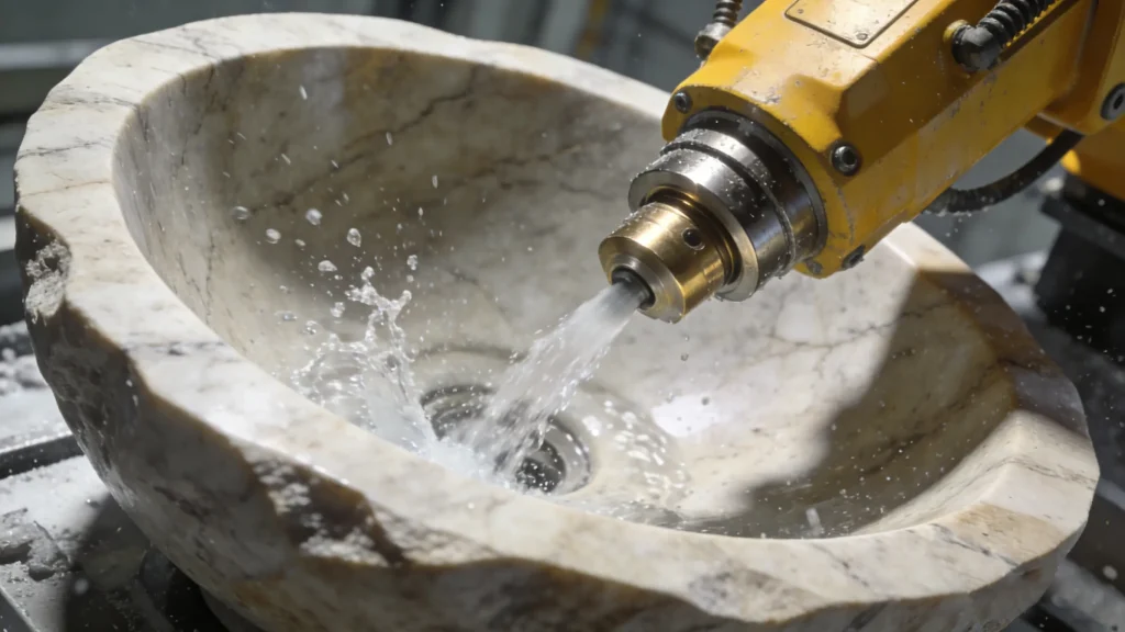 Integrated sink bowls、sculpted basins