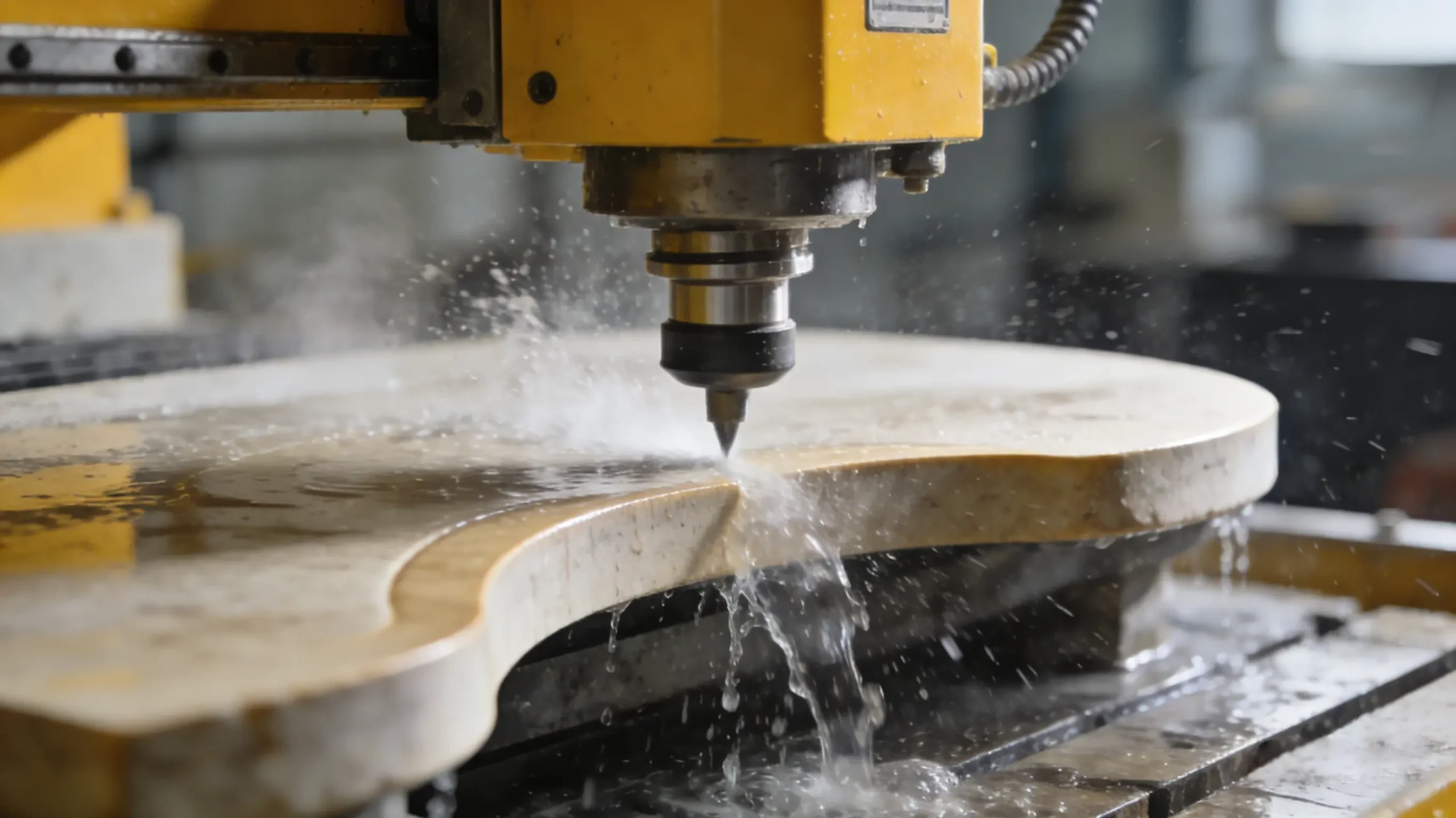 How to Cut Curved, Sloped, and Free-Form Stone Designs Using a 5-axis Bridge Saw