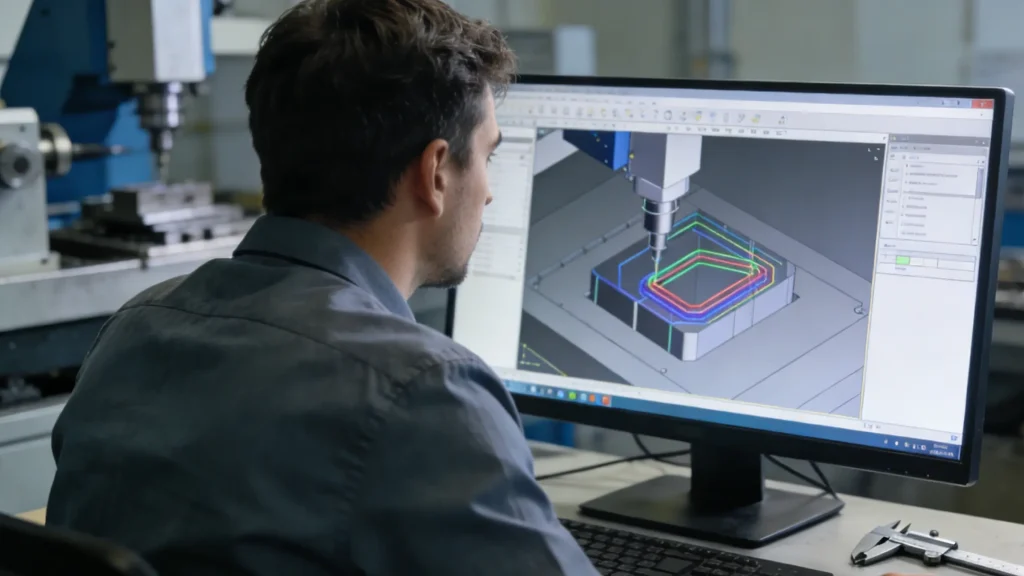 Workflow shift.CAD、CAM, Simulation, Probing