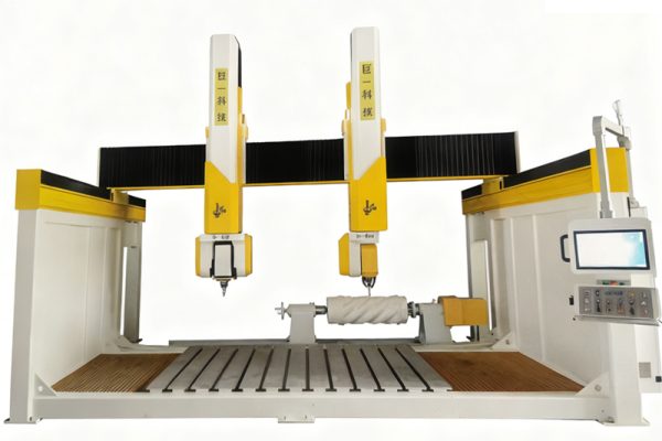 JY3215-HC6X Dual-Head 6-Axis Stone Machining Center