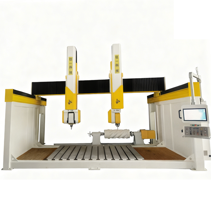 JY3215-HC6X Dual-Head 6-Axis Stone Machining Center